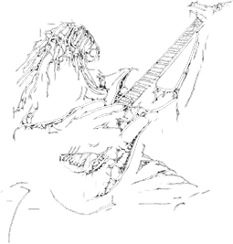 contorno chitarra